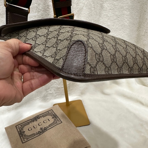 Gucci Neo Vintage Envelope Messenger GG Coated Canvas Medium Authentic - Picture 7 of 14